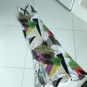 Bebe full length summer dress